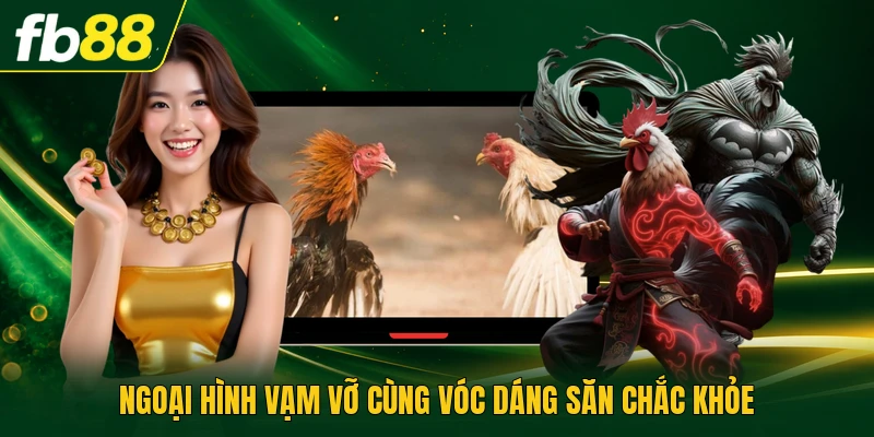 Ngoại hình vạm vỡ cùng vóc dáng săn chắc khỏe