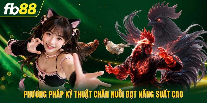 Phương pháp kỹ thuật chăn nuôi đạt năng suất cao